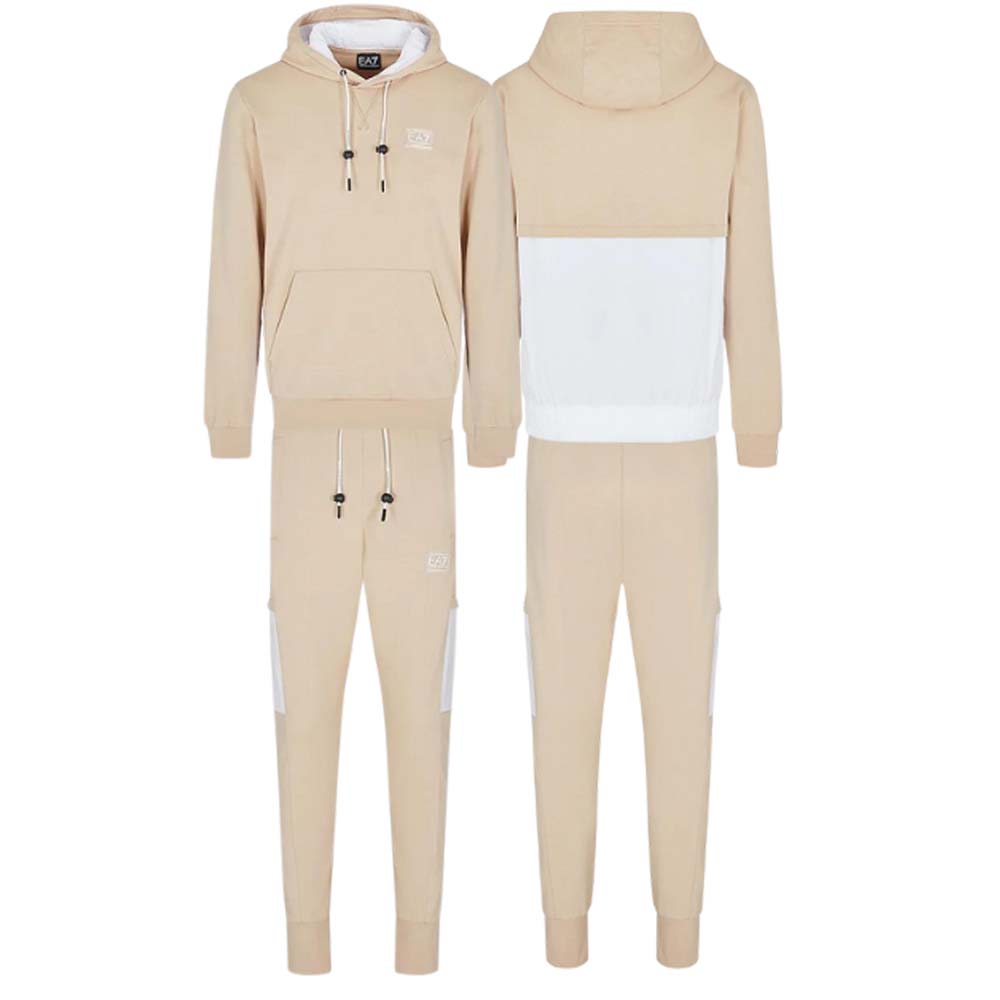 ARMANI EA7 3RPV55 PJ05Z BRUSHED COTTON TRACKSUIT