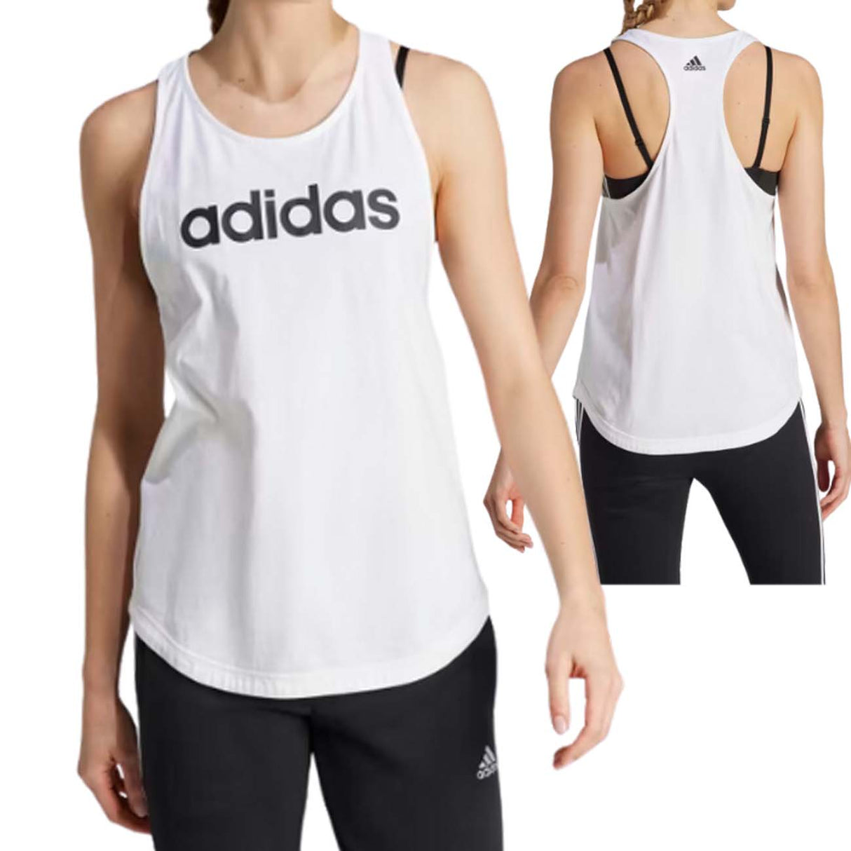 CANOTTA DONNA ADIDAS GL0567 LOUNGEWEAR ESSENTIALS COTONE