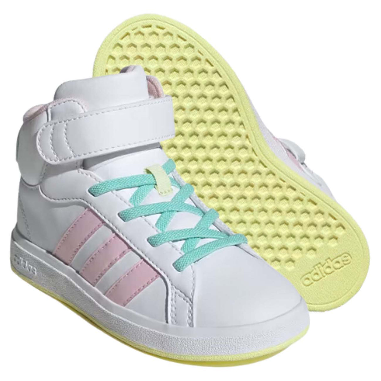 ADIDAS IE8705 GRAN COURT MID VELCRO KIDS SHOES