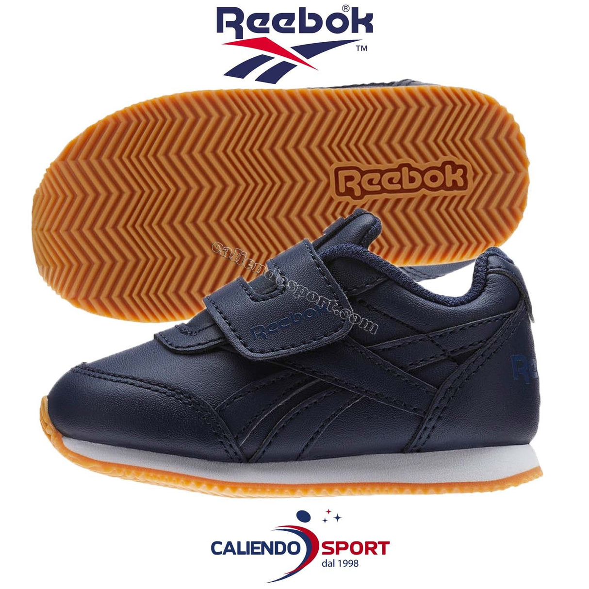 REEBOK KIDS SHOES BS8027 NEWBORN ROYAL CLASSIC JOGGER 2.0 KC BLUE