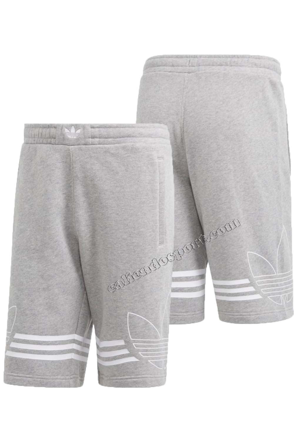 ADIDAS MEN'S SHORTS DU8136 DU8135 ORIGINALS GREY BLACK
