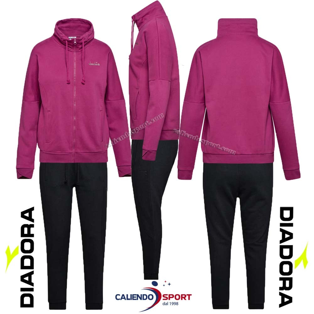 TUTA DIADORA DONNA 175177 01 L.FZ CUFF SUIT BRUSHED CORE