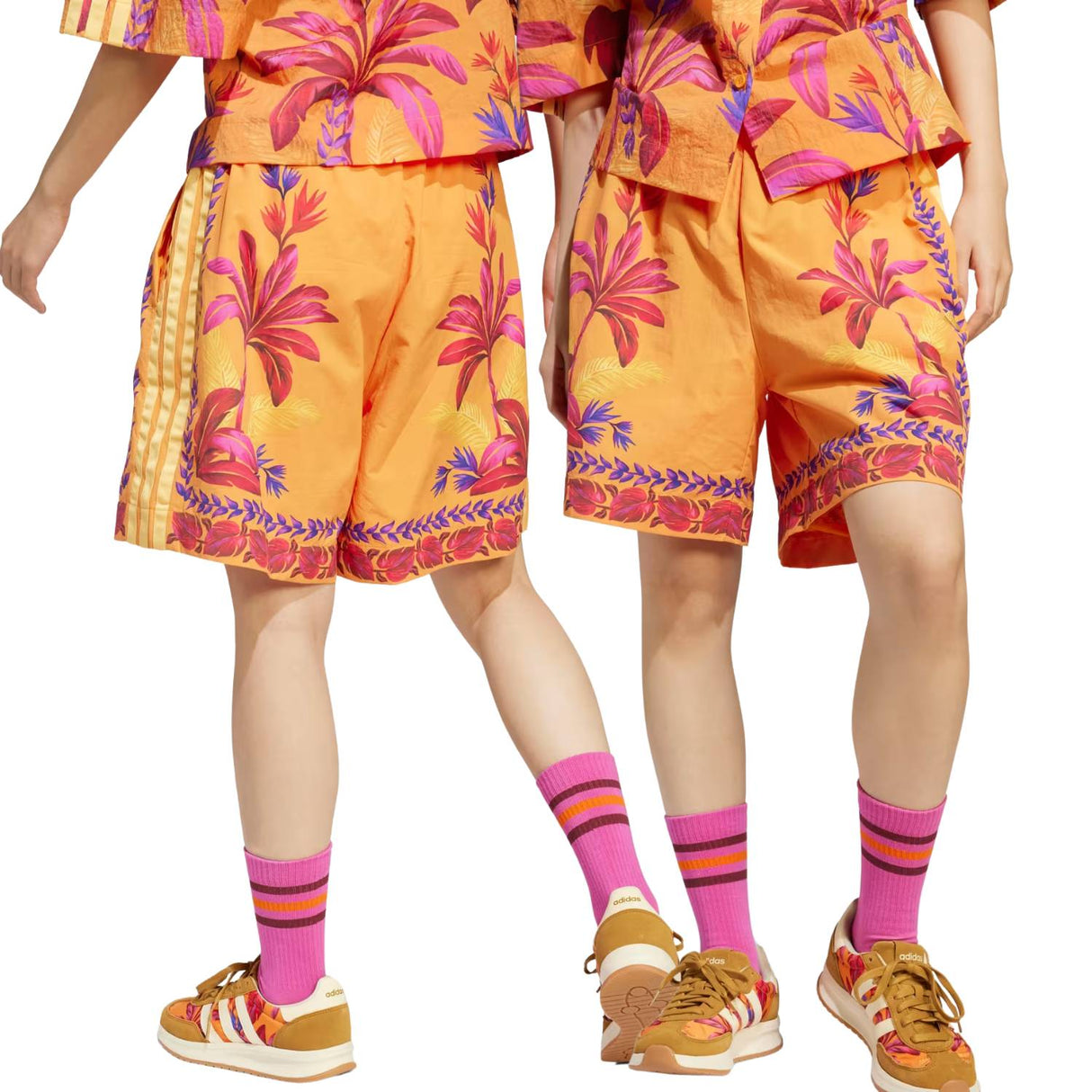 PANTALONCINO DONNA ADIDAS JD6289 X FARM PREMIUM