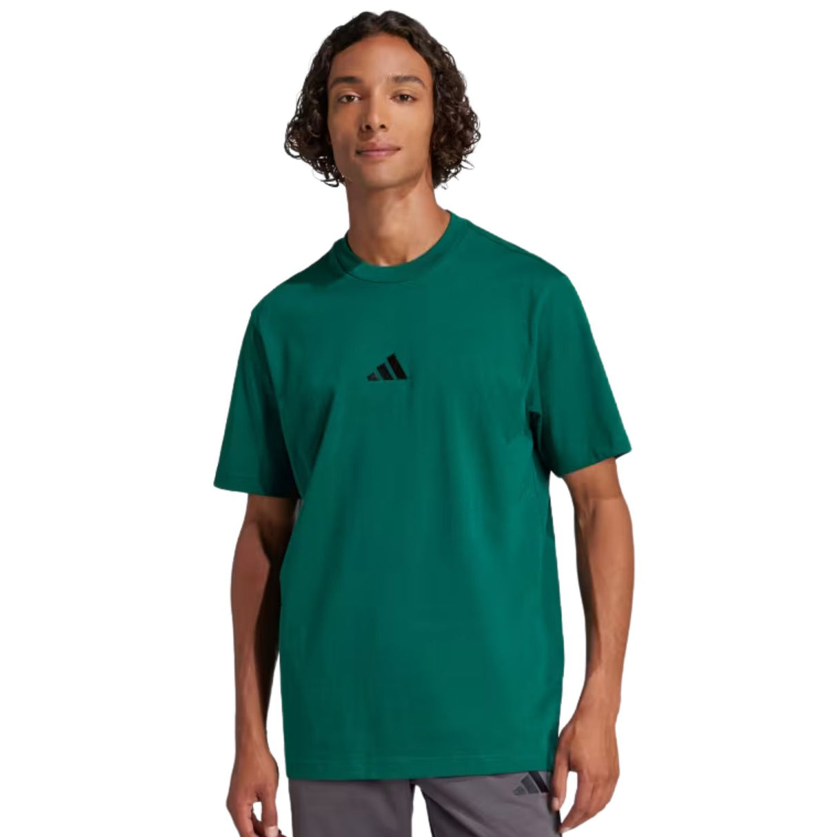 T-SHIRT ADIDAS JF1096 COTONE VERDE ESSENTIALS