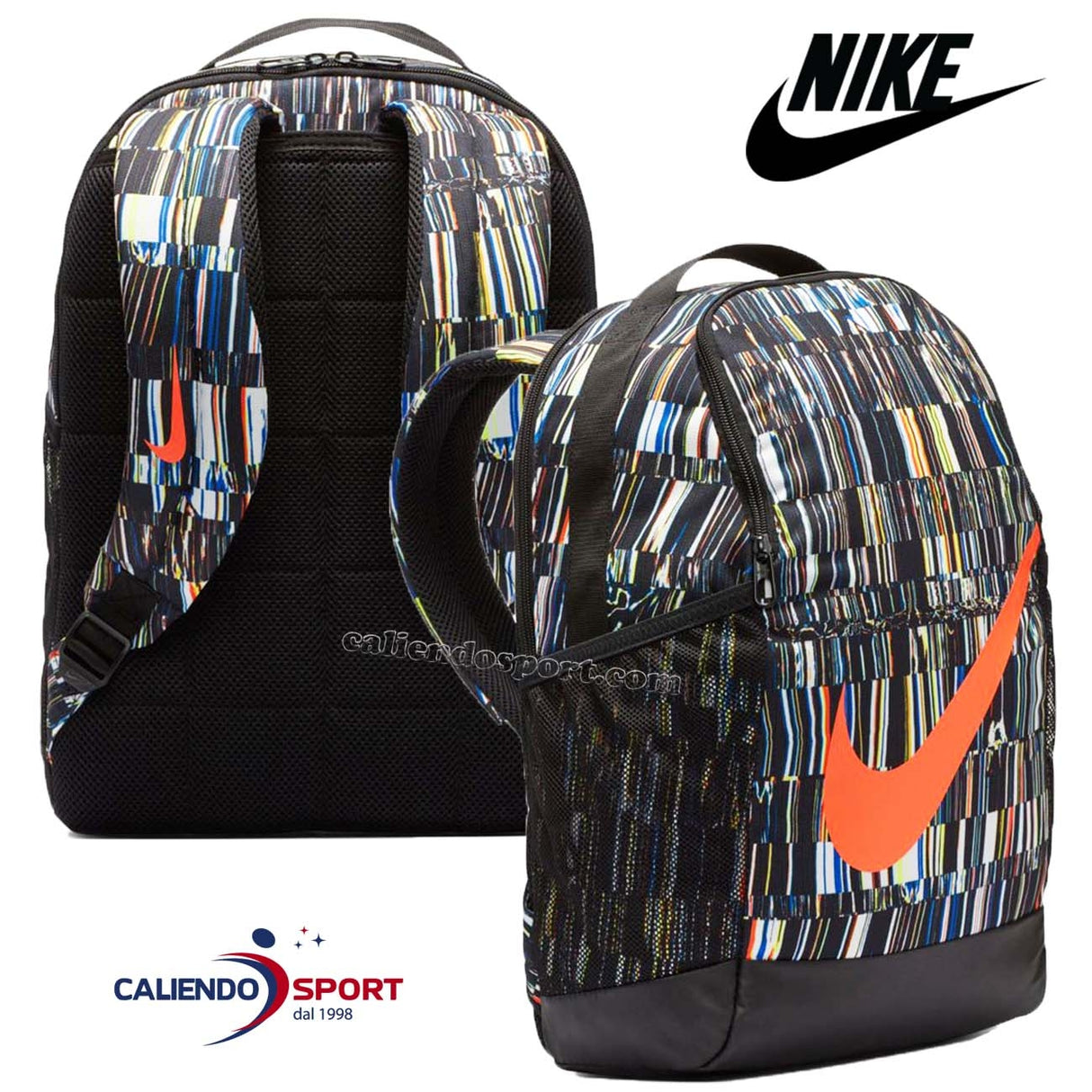 ZAINO NIKE CK5576 011 BRASILIA UNISEX MULTICOLOR