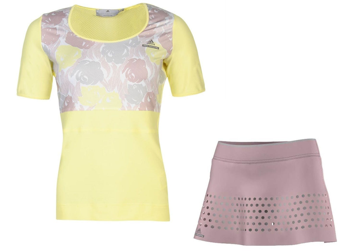 Ensemble débardeur et t-shirt de tennis pour femme Adidas Stella McCartney CHEMISE DÉCONTRACTÉE