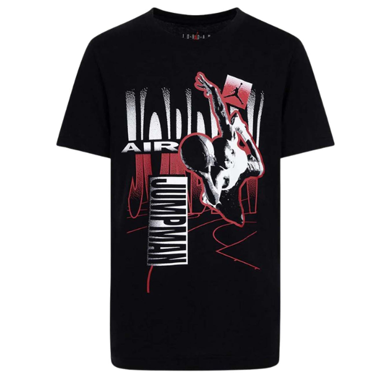 T-SHIRT RAGAZZI JORDAN 95D367 023 COTONE NERO