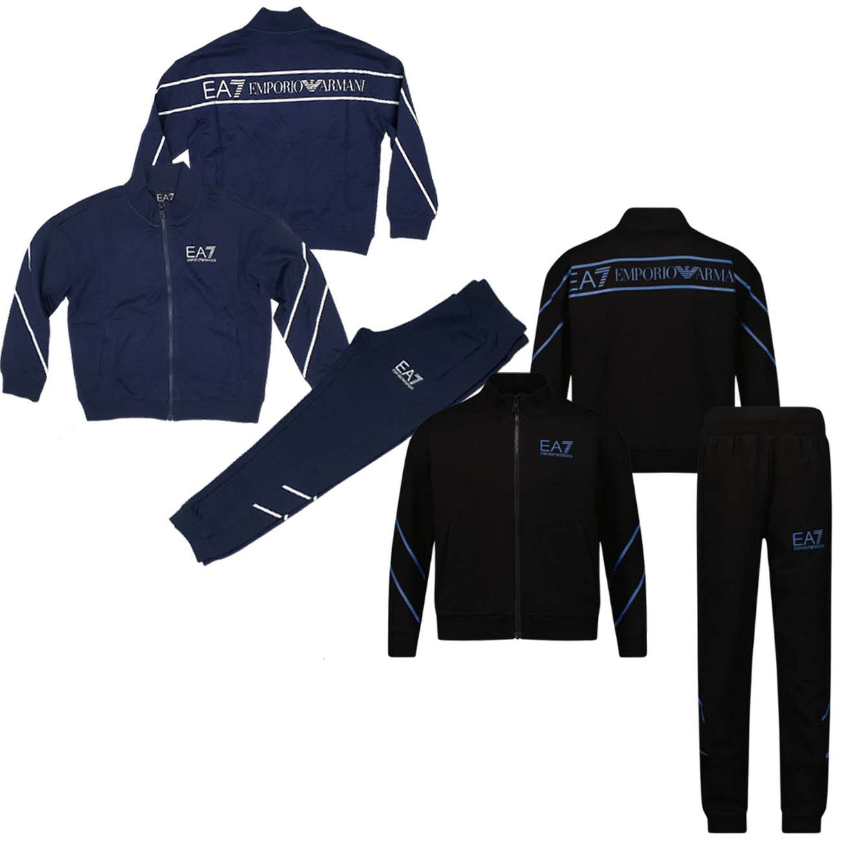 SURVÊTEMENT EN COTON ARMANI POUR GARÇONS EA7 3RBV58 BJ05Z