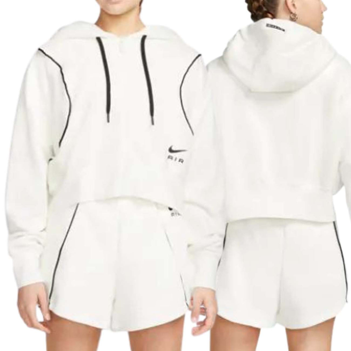 FELPA NIKE DONNA DQ6579 133 COTONE FELPATO