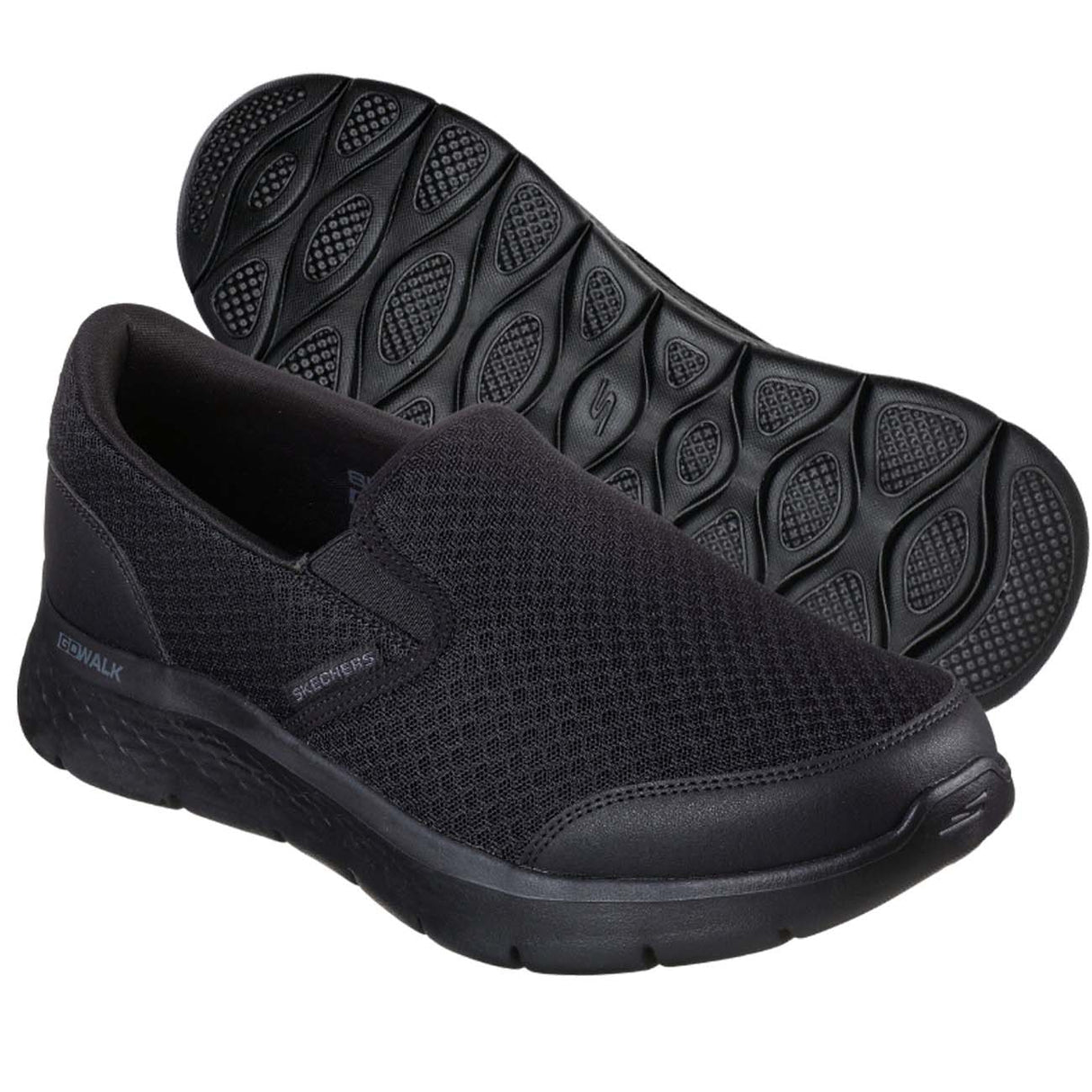 SCARPA SKECHERS 216485 BBK GO WALK FLEX NERO