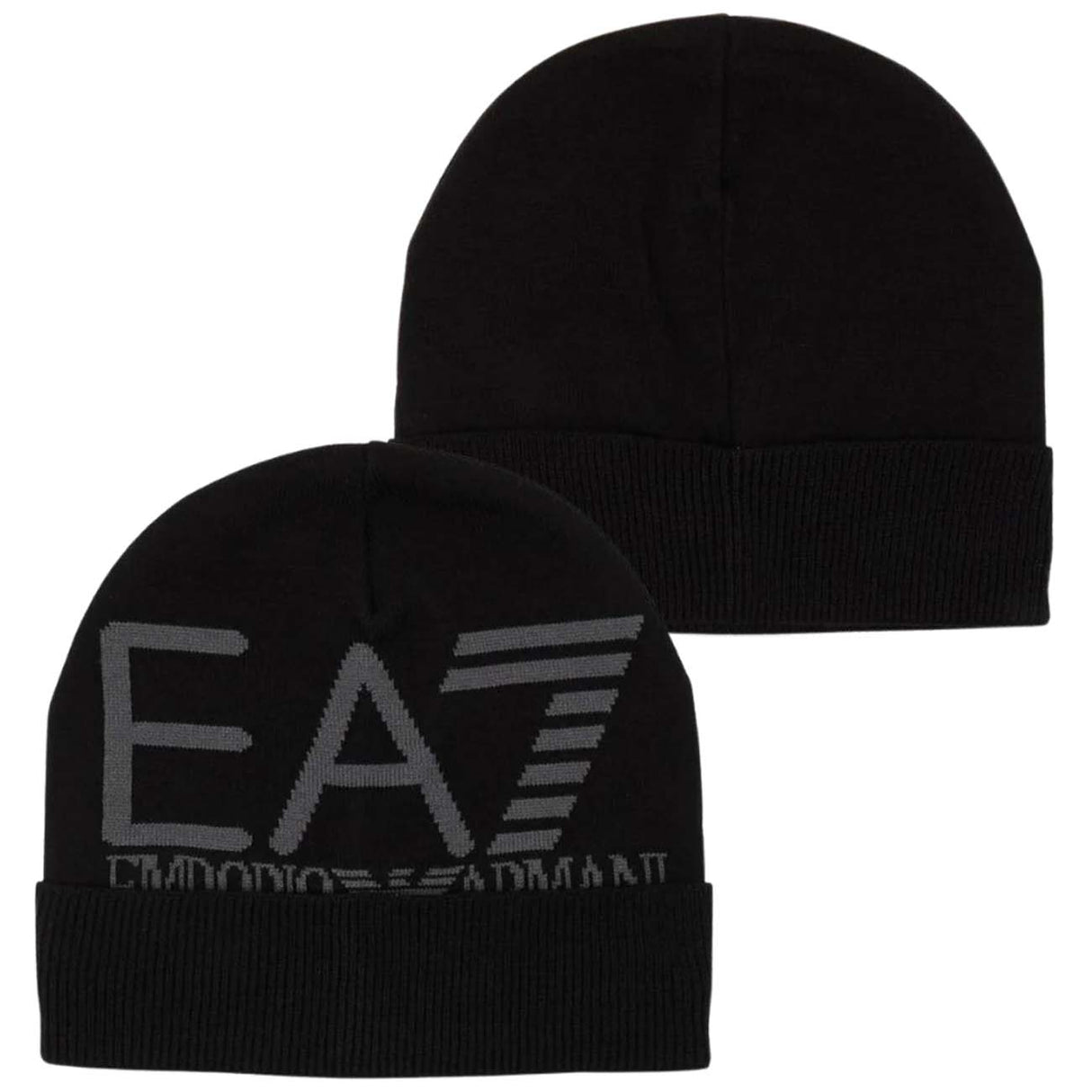 ARMANI EA7 HAT 240127 CC200 77320 BLACK MAXI LOGO