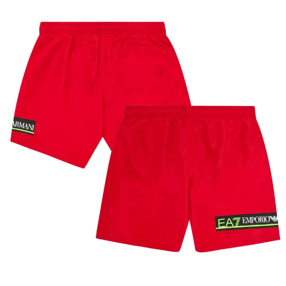 COSTUME BAMBINI ARMANI EA7 E24 906014 4R774 41174 ROSSO