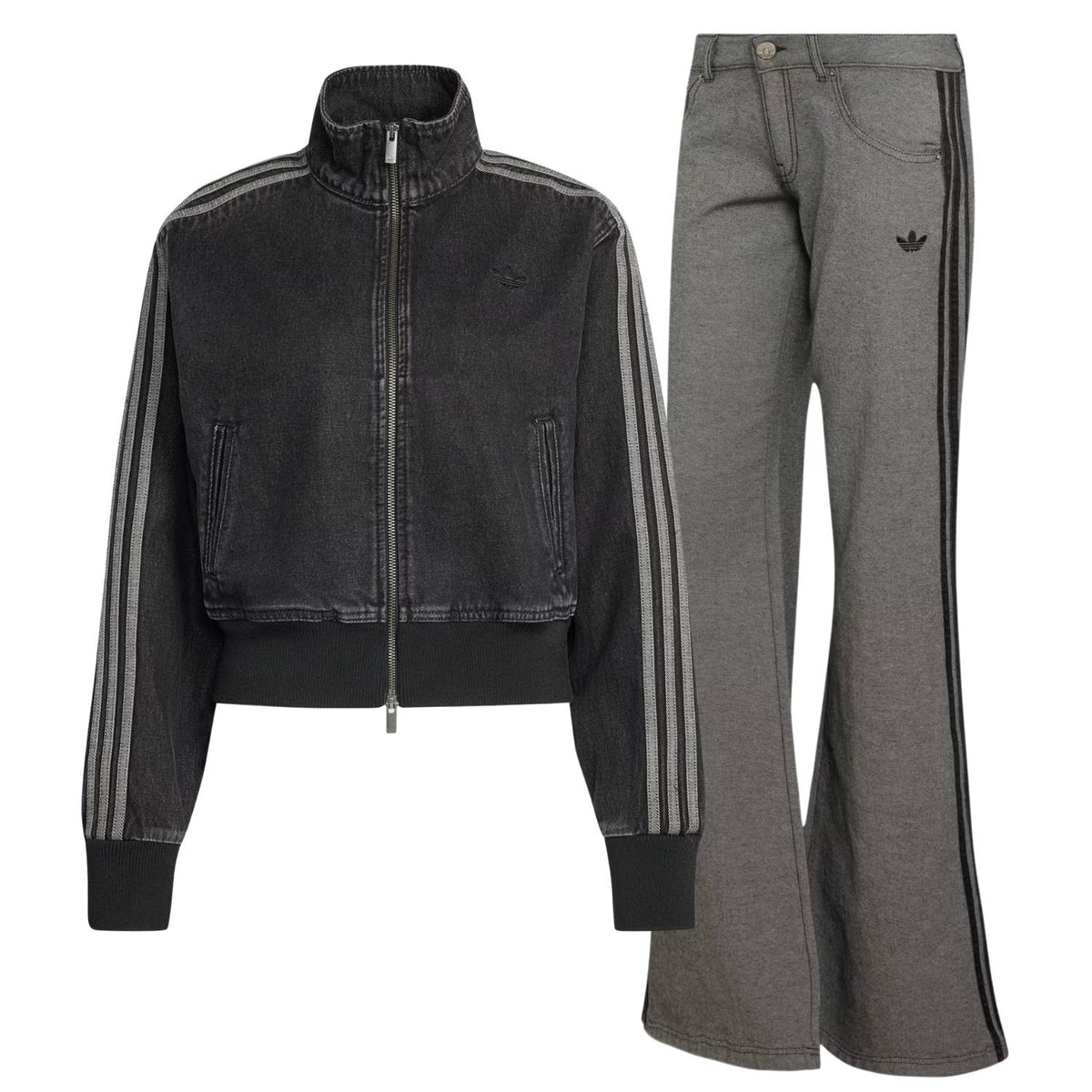 GIACCA+PANTALONE DONNA ADIDAS KS9213 IB6917 GIACCA DENIM JEANS
