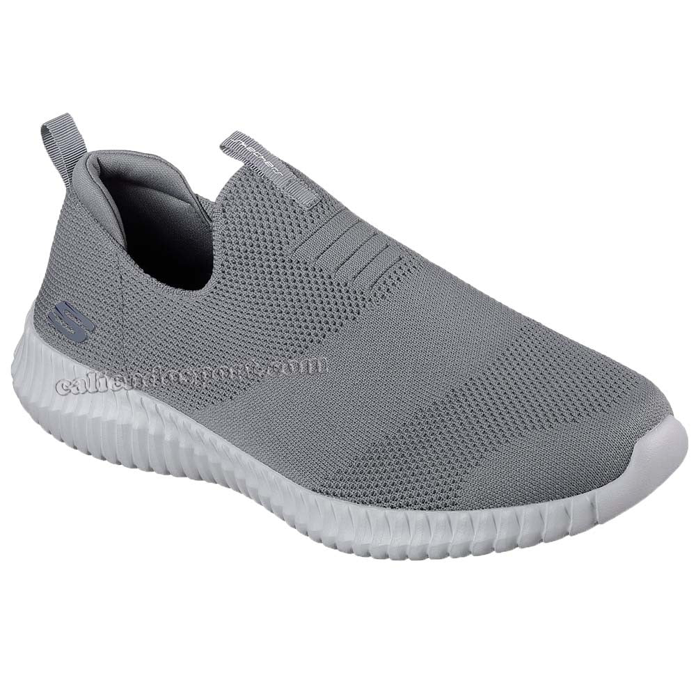 CHAUSSURES SKECHERS HOMMES 52649 ELITE FLEX WASICK CHAR NVY GRIS BLEU