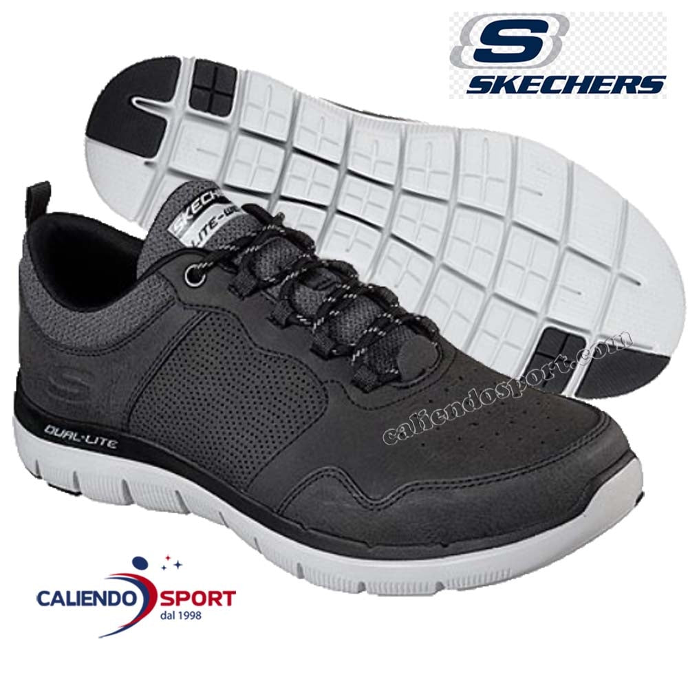 SCARPA SKECHERS 52124 BLK NERO FLEX ADVANTAGE 2.0 DALI