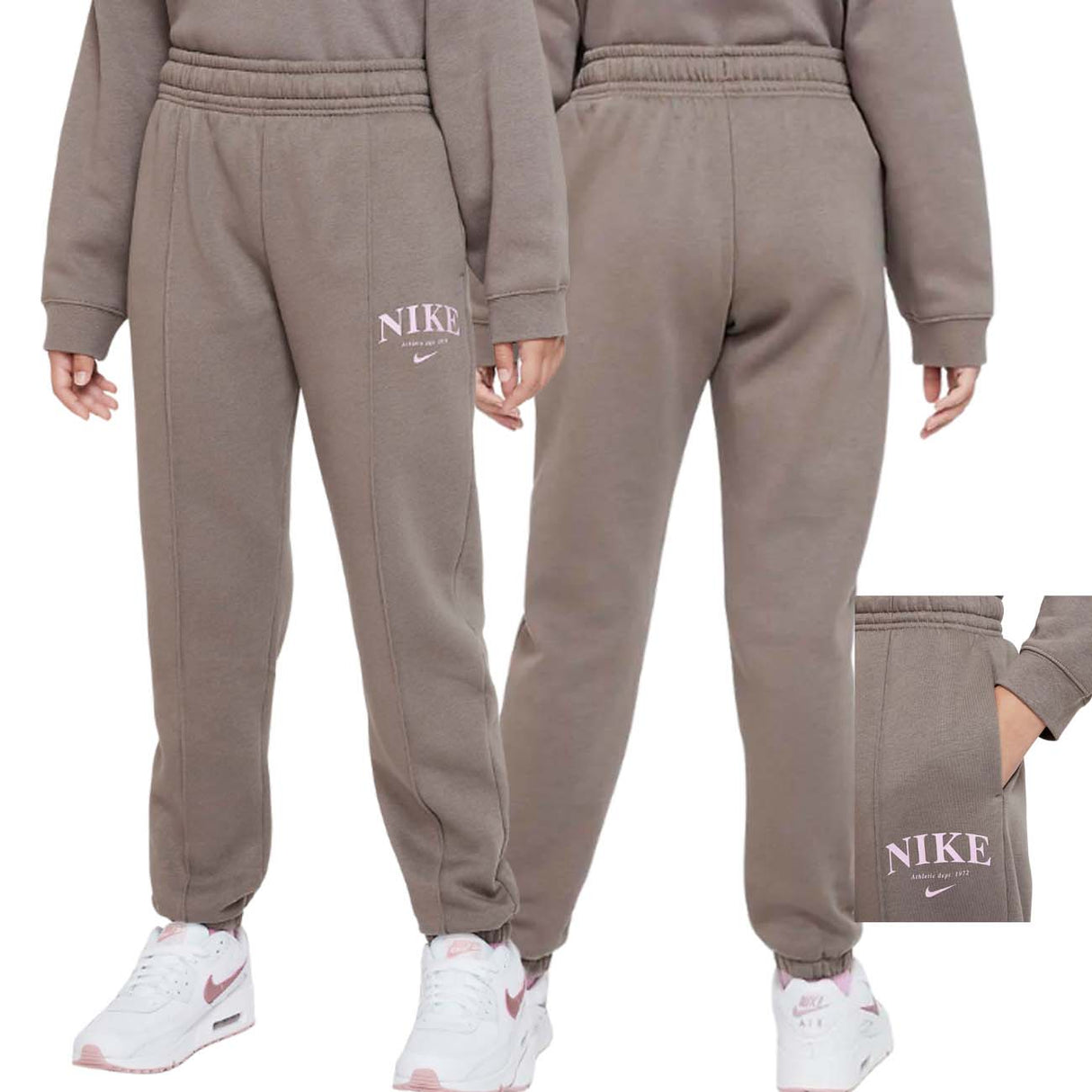 PANTALONE RAGAZZI NIKE DZ4616 040 COTONE FELPATO