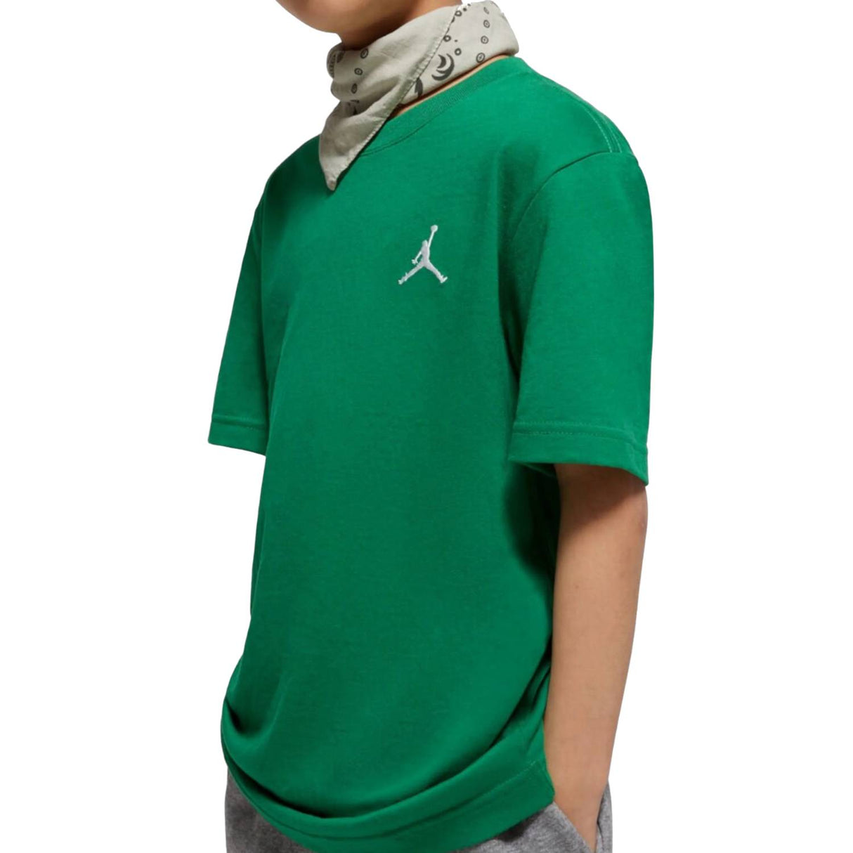 T-SHIRT JORDAN 95D266-F4F JUMPMAN AIR COTONE VERDE