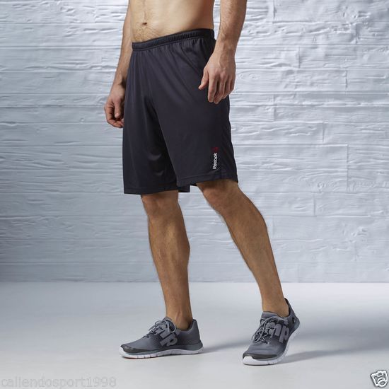 SHORTS MEN Short Reebok Fitness Training Sport RUNNING GYM CASUAL