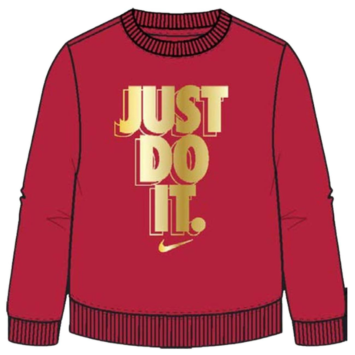 NIKE KIDS SWEATSHIRT 86K299 U10 COTTON FLEECE