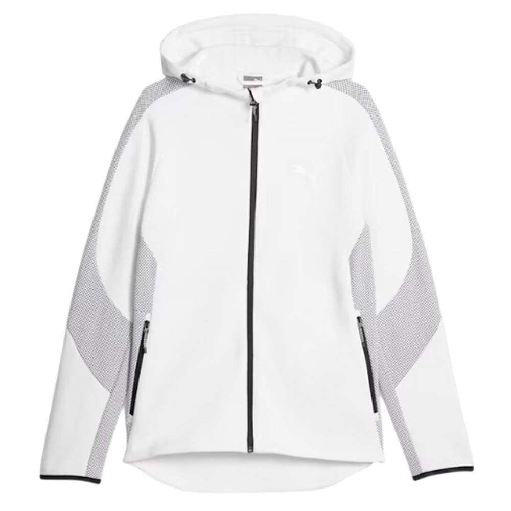 FELPA PUMA 675930 EVOSTRIPE dryCELL BIANCO NERO