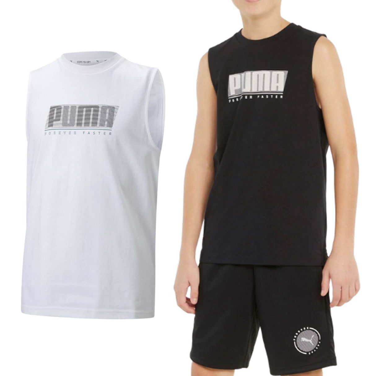 CANOTTA RAGAZZI PUMA 846992 ACTIVE LOGO