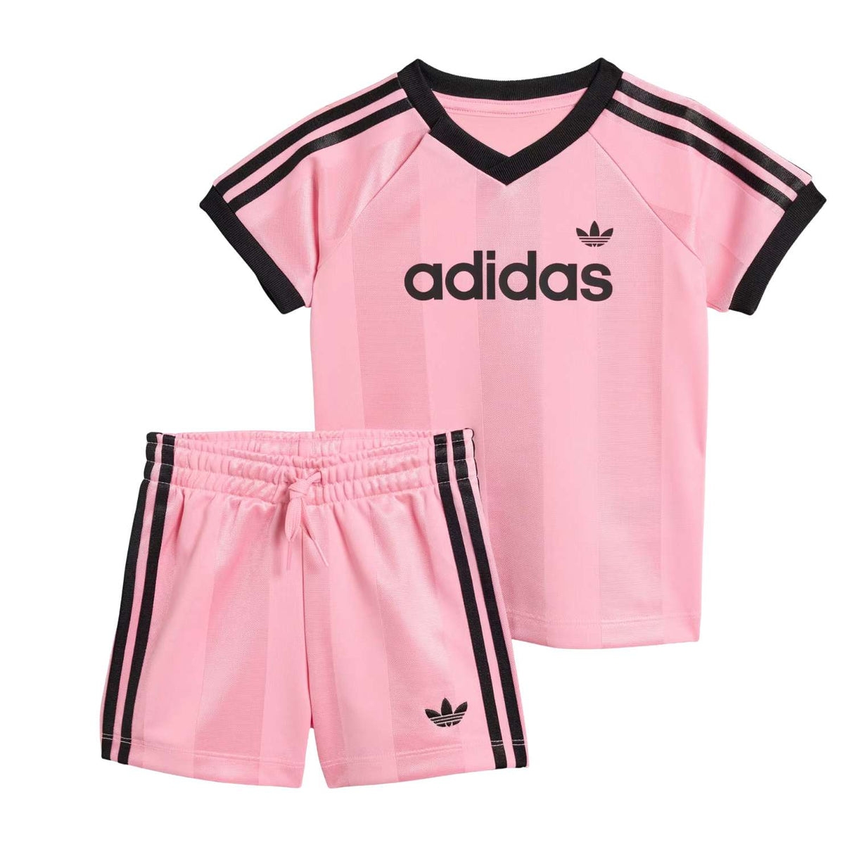 COMPLETO BAMBINE ADIDAS KD1023 ROSA JERSEY