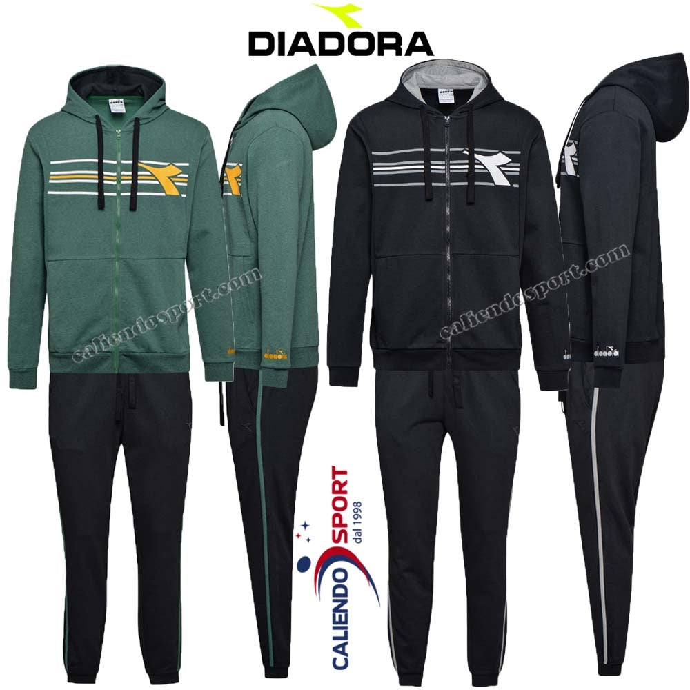 SURVÊTEMENT DIADORA HOMME 175326 HD COTON BROSSÉ FZ SUIT FREGIO
