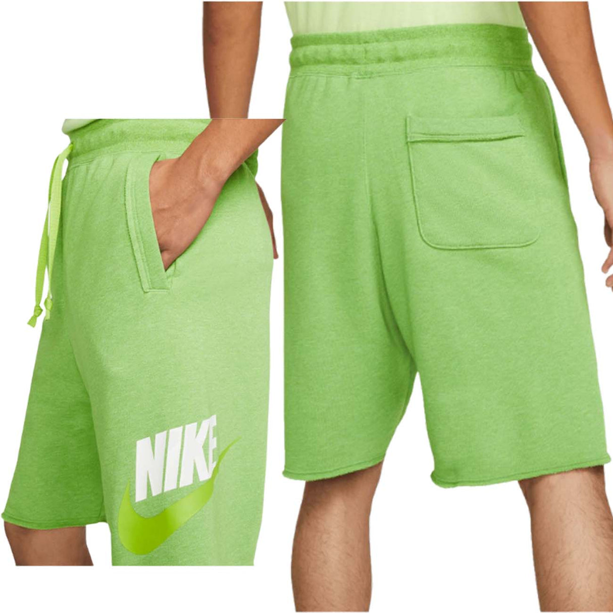 SHORT EN COTON VERT NIKE DM6817 377 ALUMNI