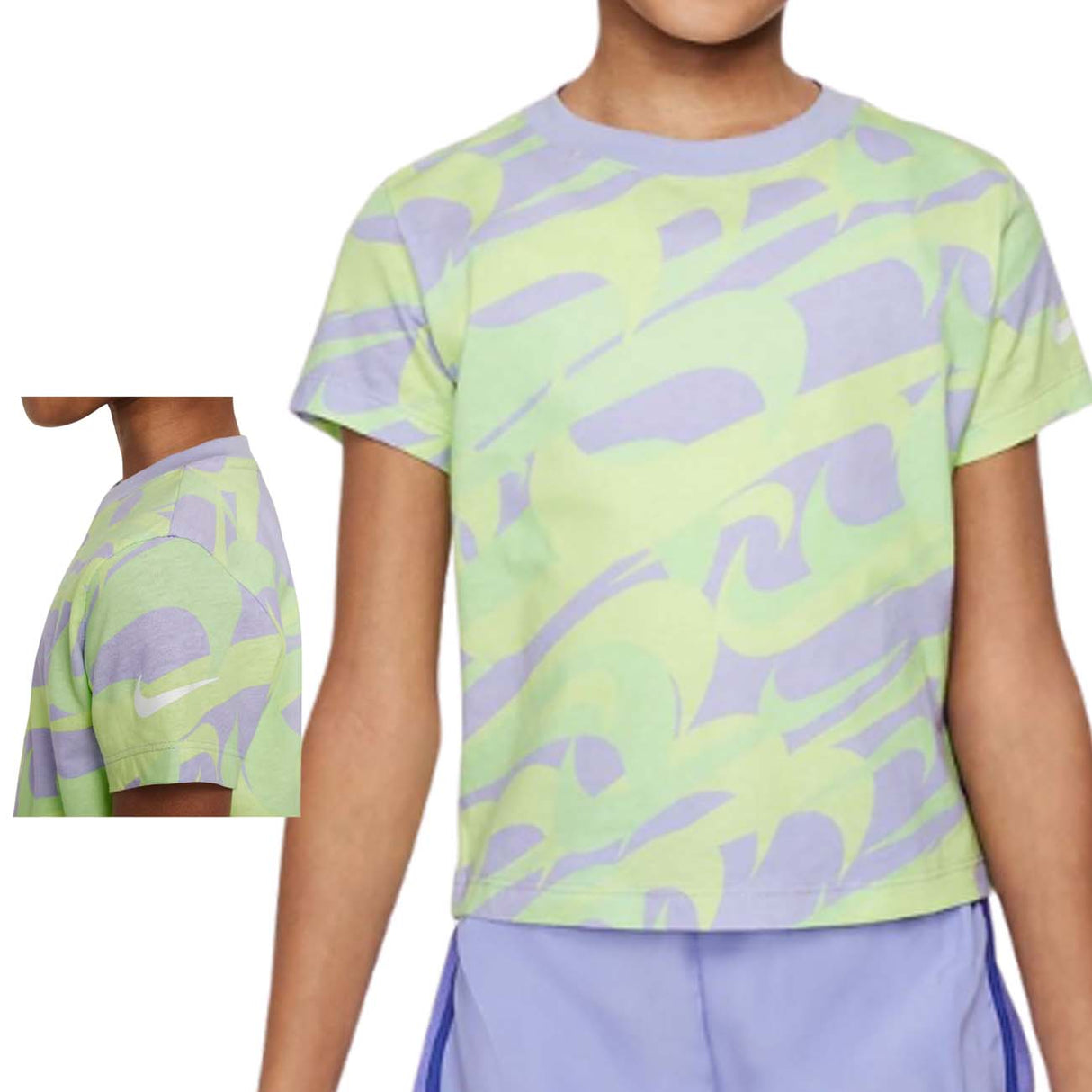 T-SHIRT BAMBINE NIKE 36L995 P63 GRAFICA COTONE