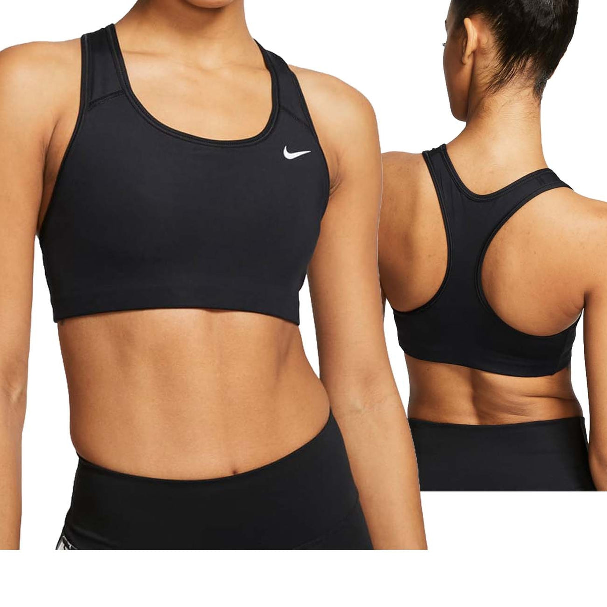 BRA NIKE BV3630 010 DRI-FIT SWOOSH MEDIUM SUPPORT