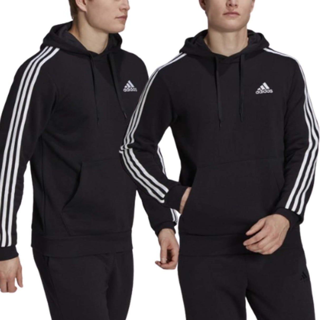 SWEAT-SHIRT À CAPUCHE EN COTON NOIR ADIDAS GK9072