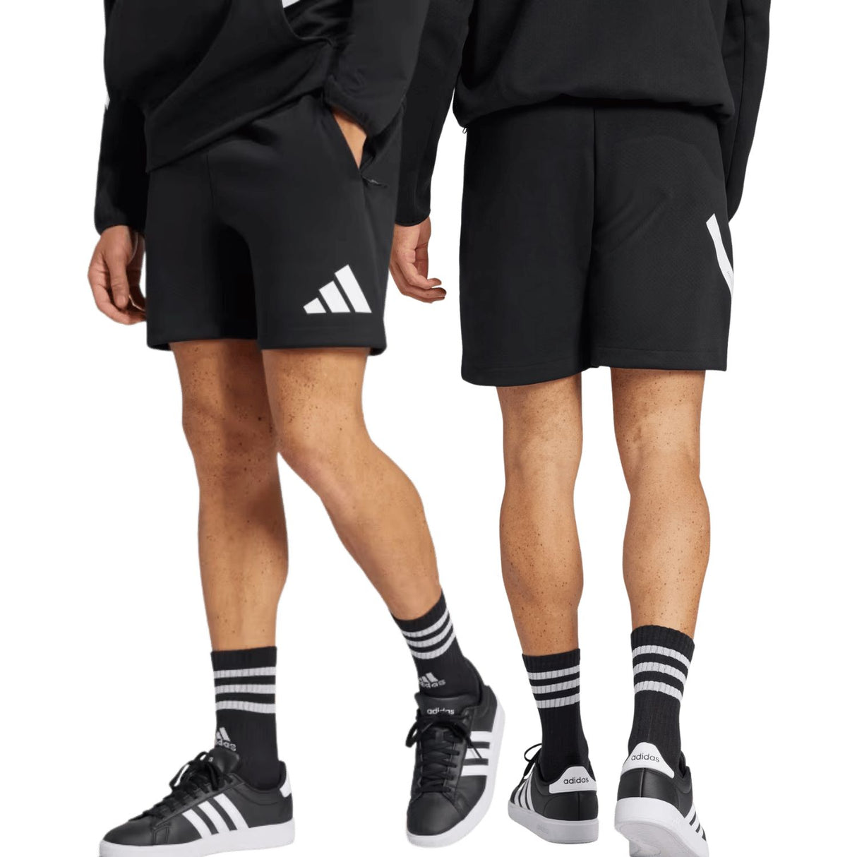 PANTALONCINI ADIDAS JD5325 ZNE SPORT NERO