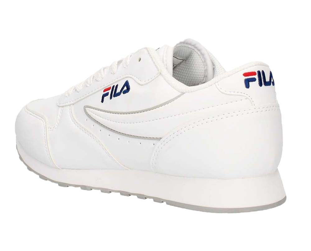 CHAUSSURES FILA HOMMES 1010263 ORBIT LOW BLANC NOIR BASKET DE SPORT À COL BAS