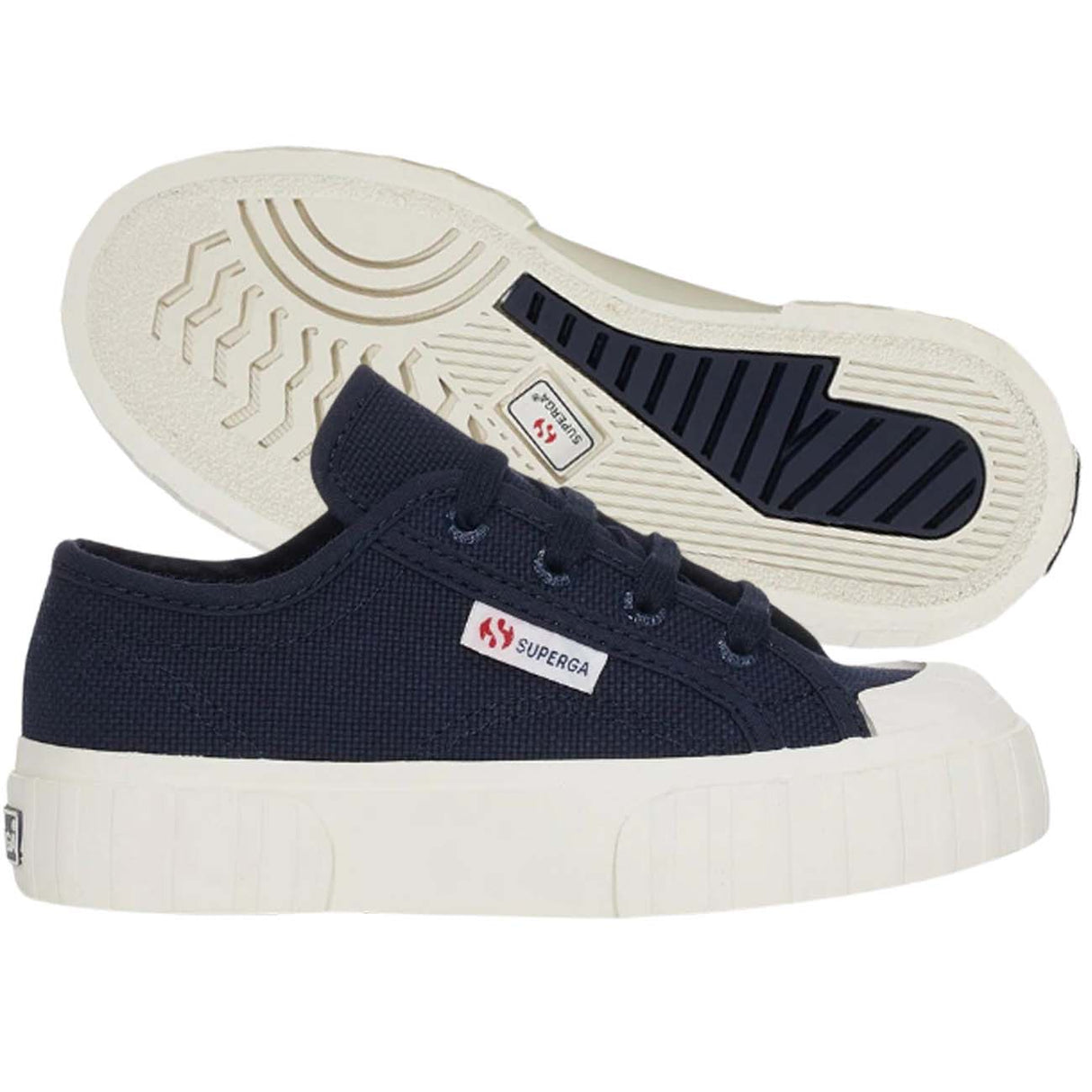 SCARPA BAMBINI SUPERGA S2113FW A08 2630 STRIPE BLU