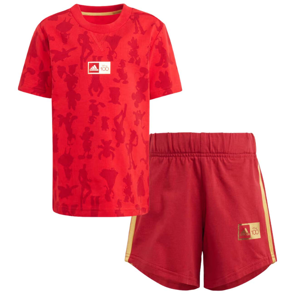 COMPLETO RAGAZZI ADIDAS IN7292 DISNEY 100 ROSSO