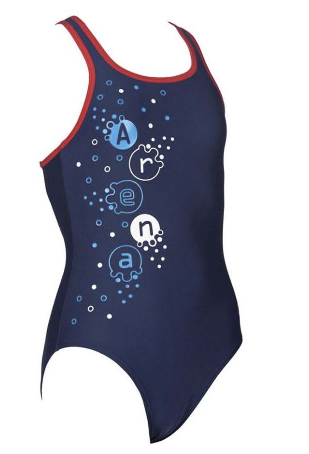-COSTUME ARENA RAGAZZA 001329 AZZURRO BLU PISCONA NUOTA MARE JUNIOR