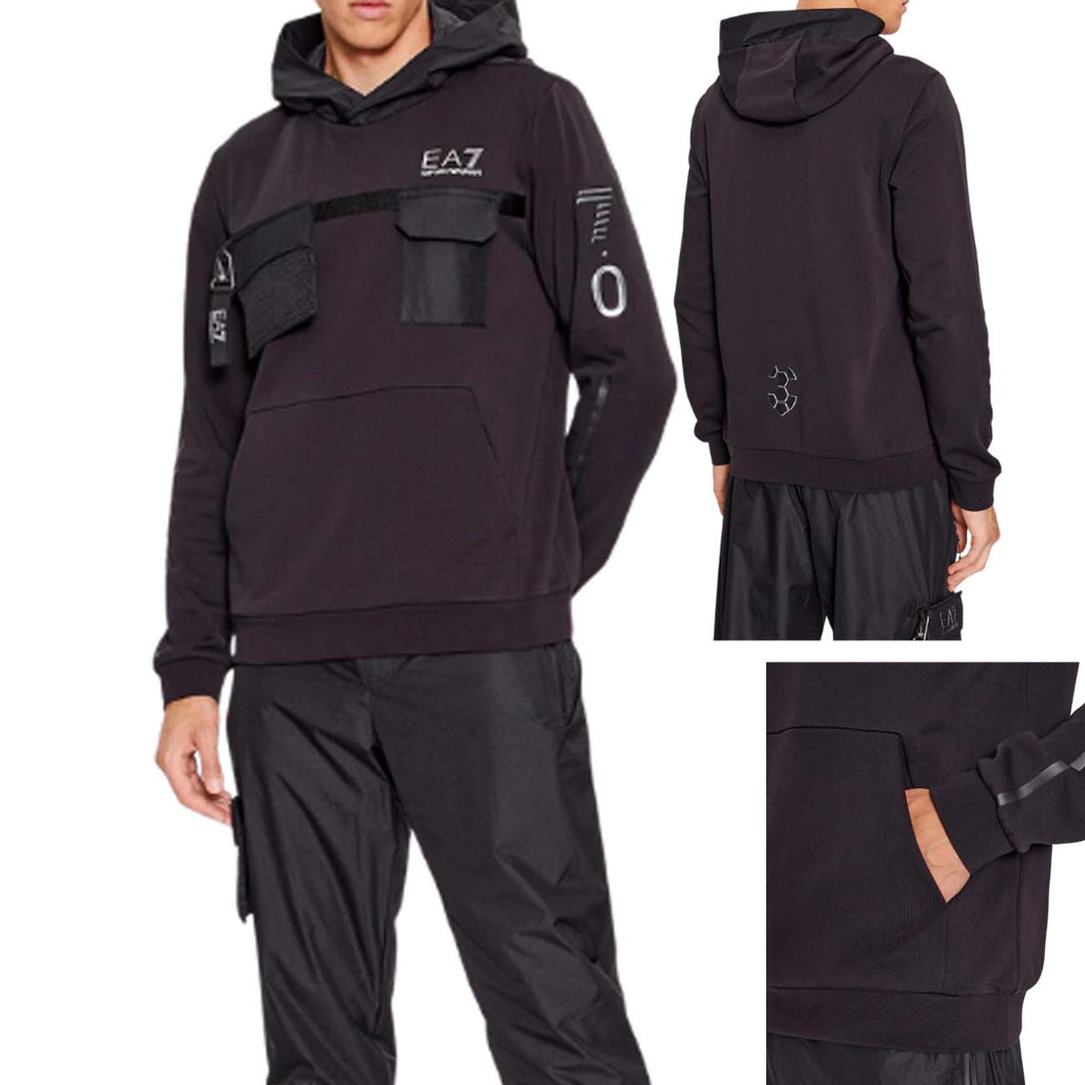 FELPA ARMANI EA7 I23 6RPM88 PJSEZ COTONE GARZATO