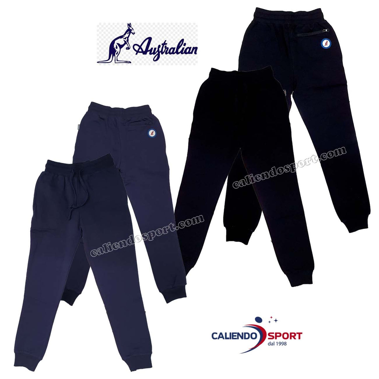 PANTALONE AUSTRALIAN AS0121 BAMBINO COTONE FELPATO