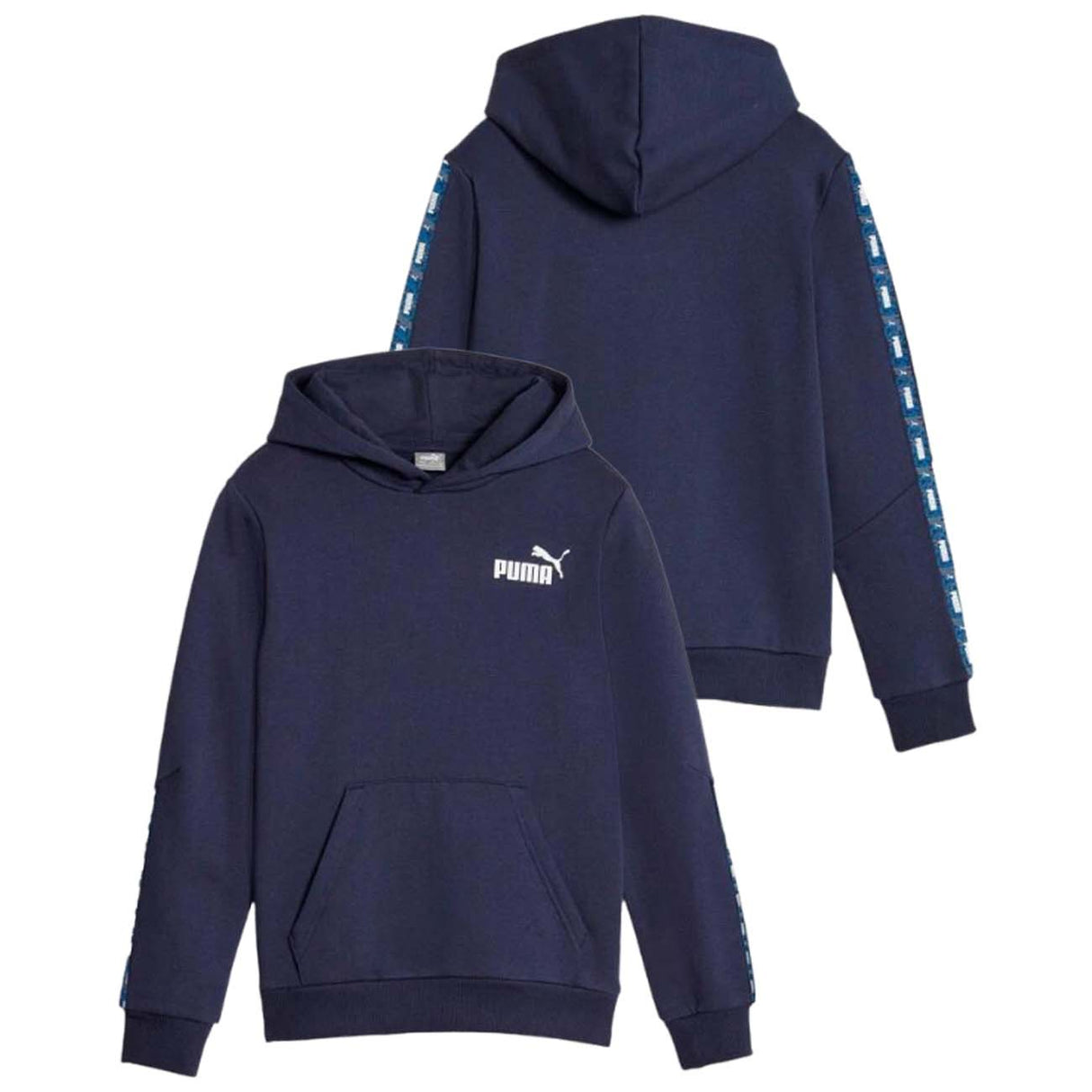 FELPA RAGAZZI PUMA 676340 06 ESSENTIALS COTONE FELPATO BLU