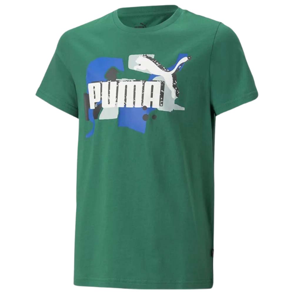 T-SHIRT RAGAZZI PUMA 673274 LOGO ESSENTIALS COTONE