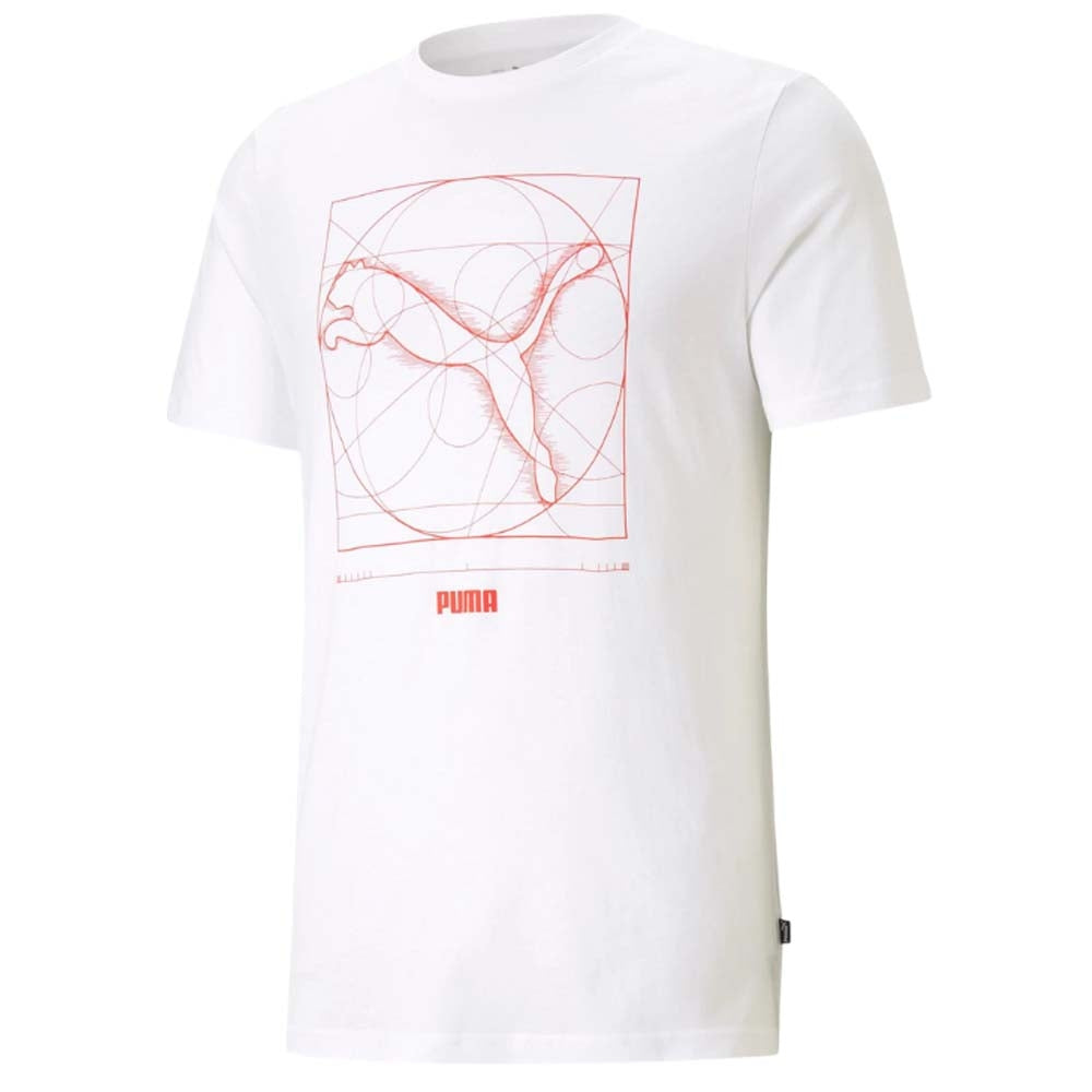 T-SHIRT PUMA 587775 RENAISSANCE CAT TEE NOIR VERT BLANC