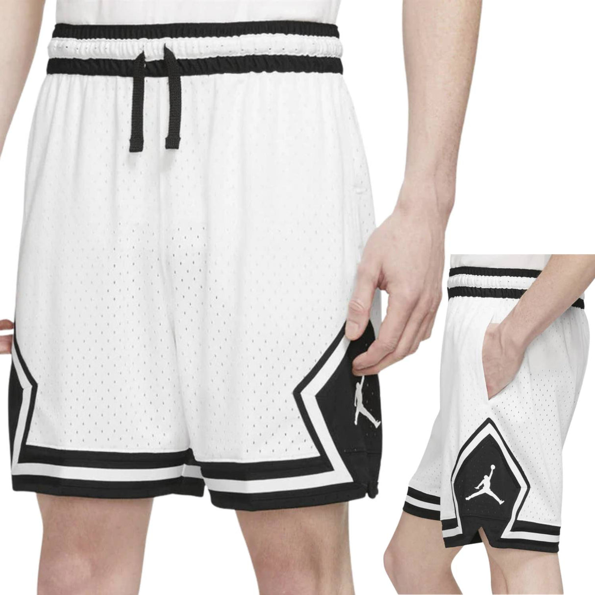 PANTALONCINO RAGAZZI JORDAN 95D313-001 DRI FIT