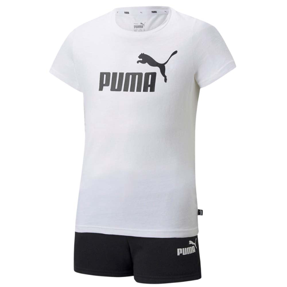 COMPLETO BAMBINA PUMA 846936 PANTALONCINO+T-SHIRT COTONE