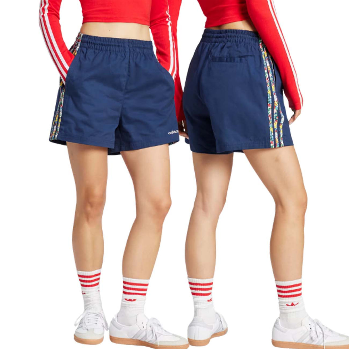 PANTALONCINO DONNA ADIDAS JC7777 LIBERTY LONDON COTONE