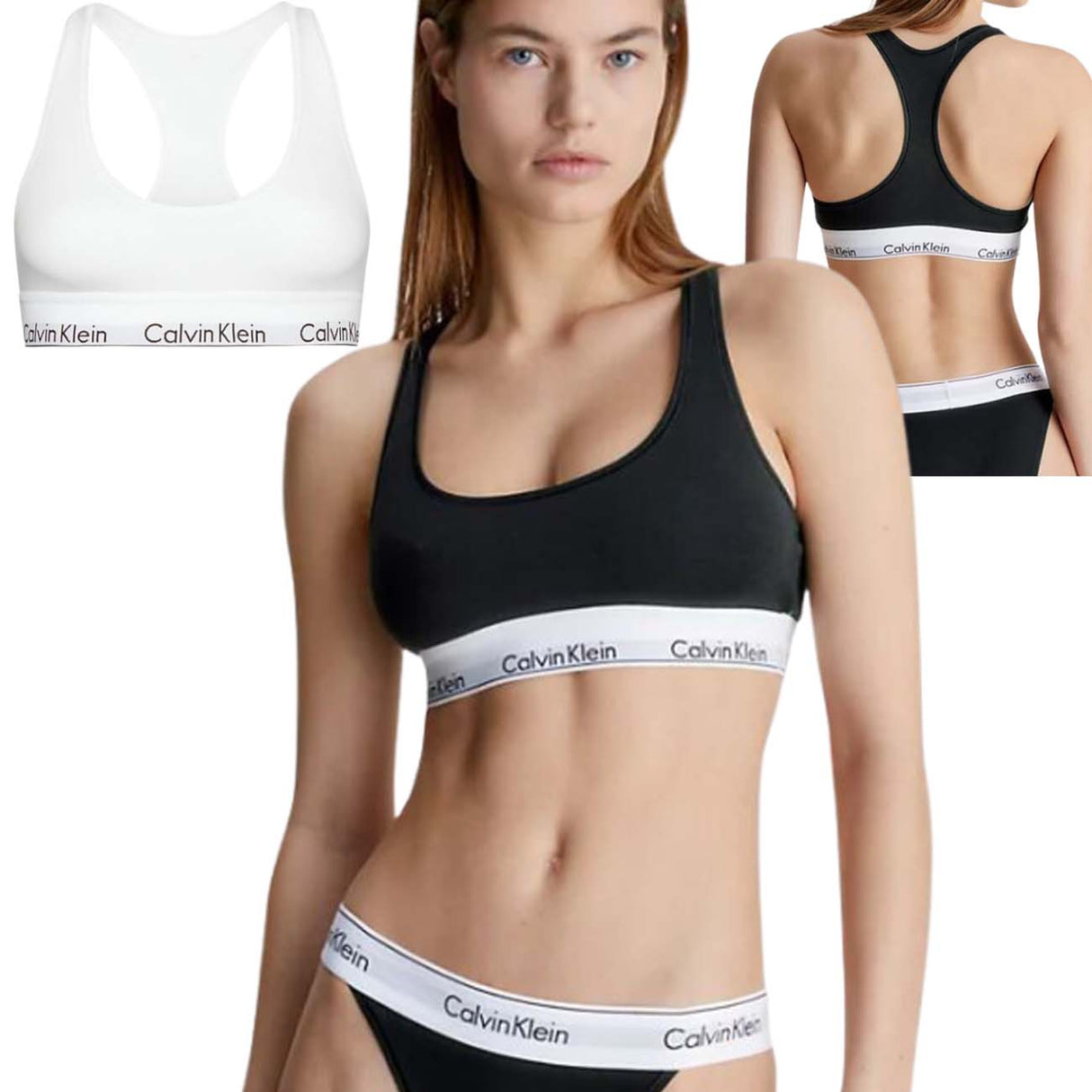 BRASSIERE CALVIN KLEIN F3785E MODER COTTON BRALETTE