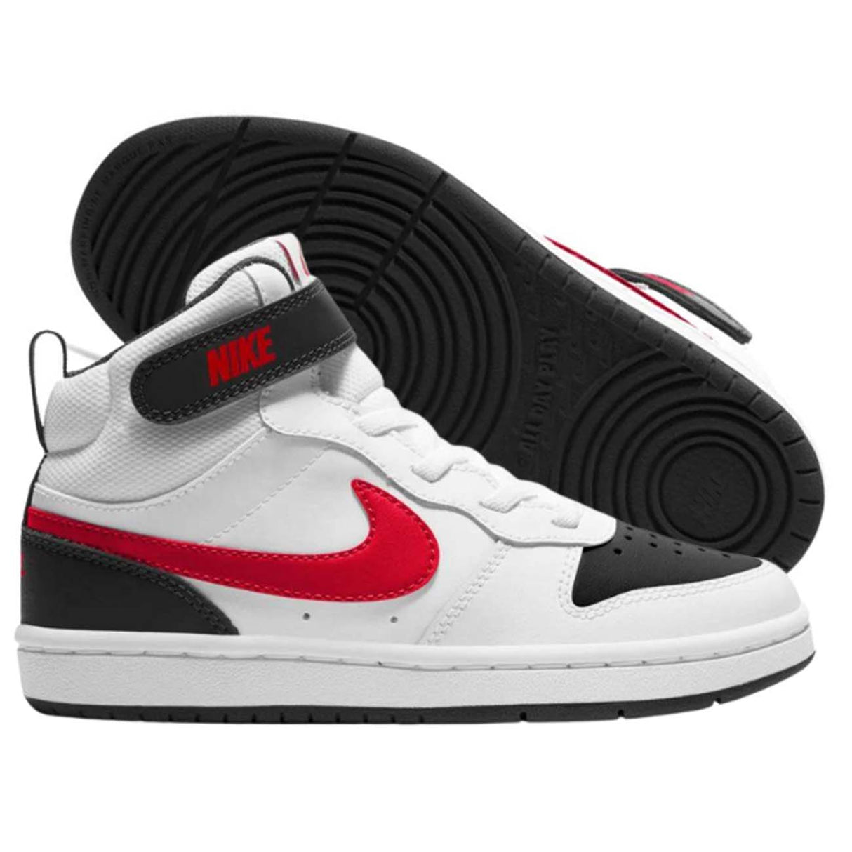 NIKE SHOE BOYS CD7783 110 COURT BOROUGH MID 2 PSV