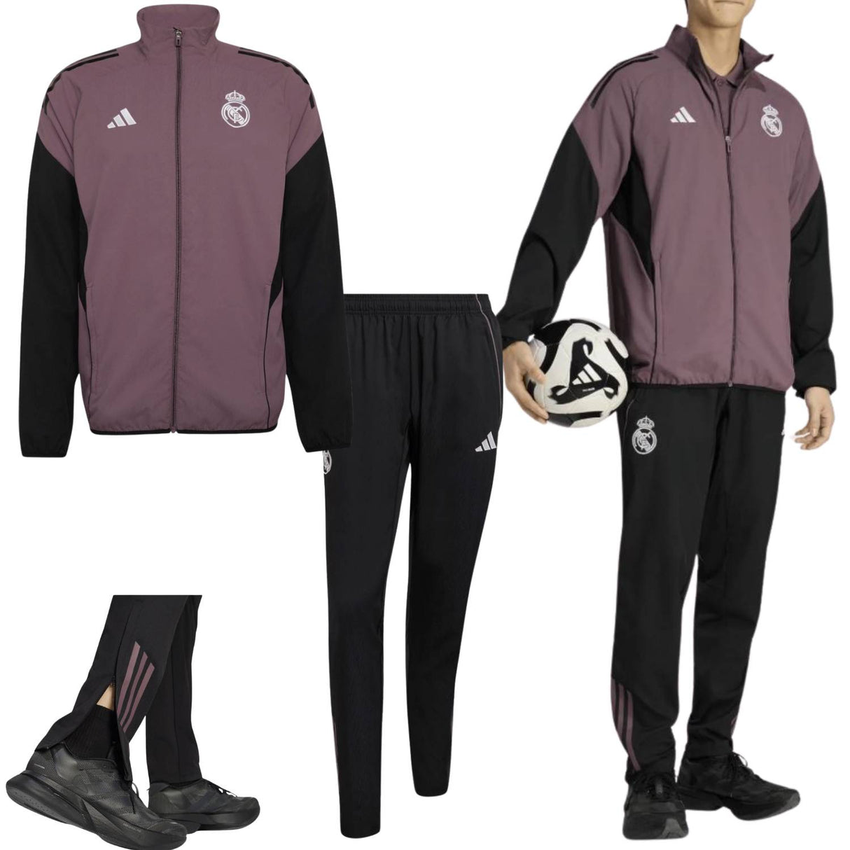 GIACCA+PANTALONE ADIDAS REAL MADRID JZ8991 JZ8993 RAPPRESENTANZA