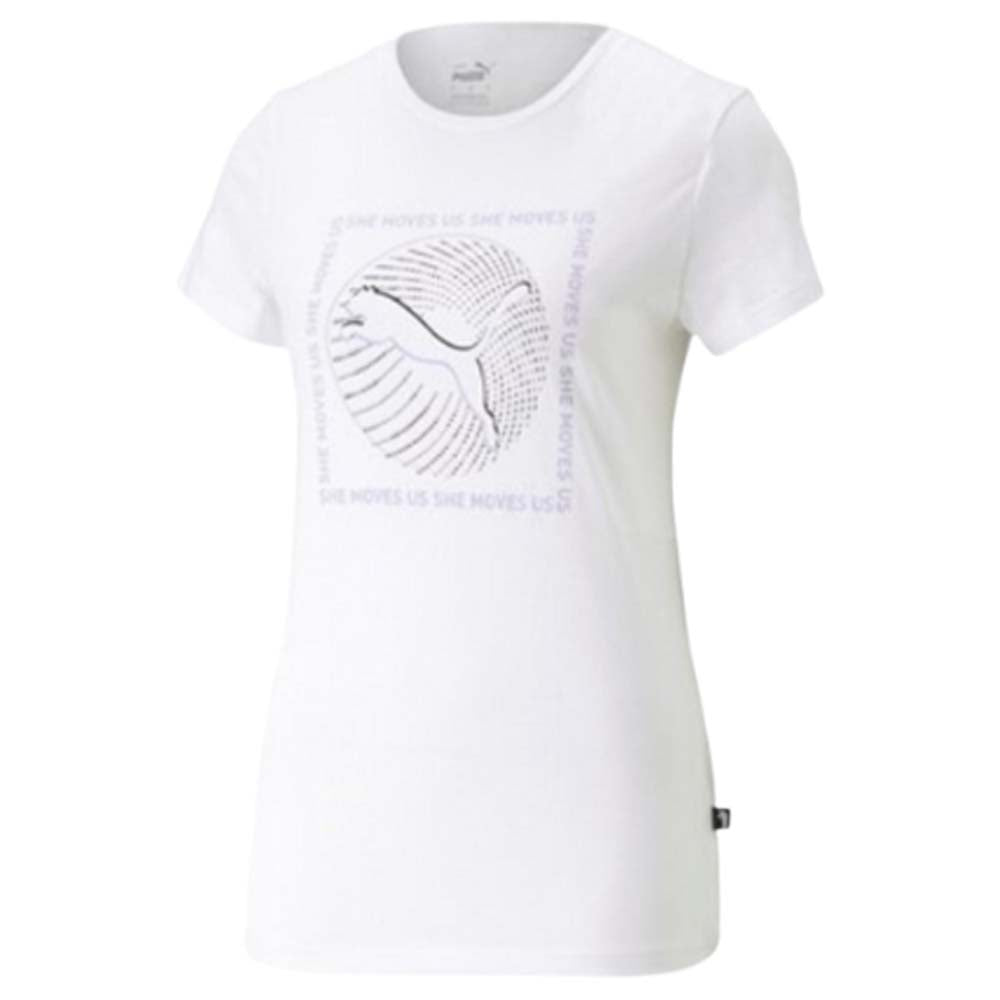 WOMEN'S T-SHIRT PUMA 674451 GRAPHICS COTTON