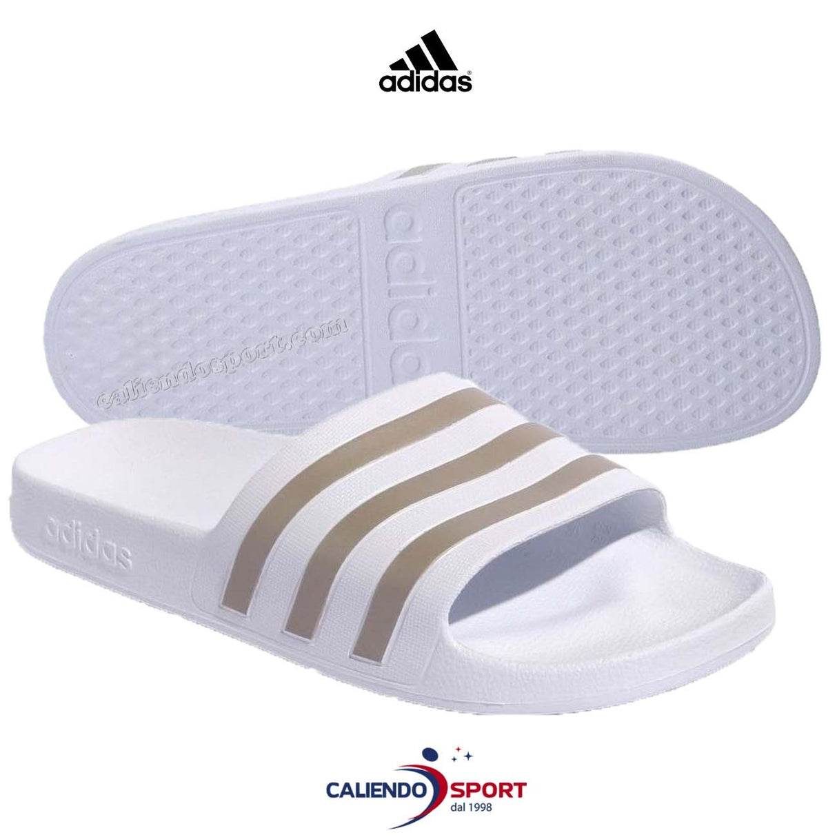 ADIDAS SLIPPERS EF1730 WHITE ADILETTE