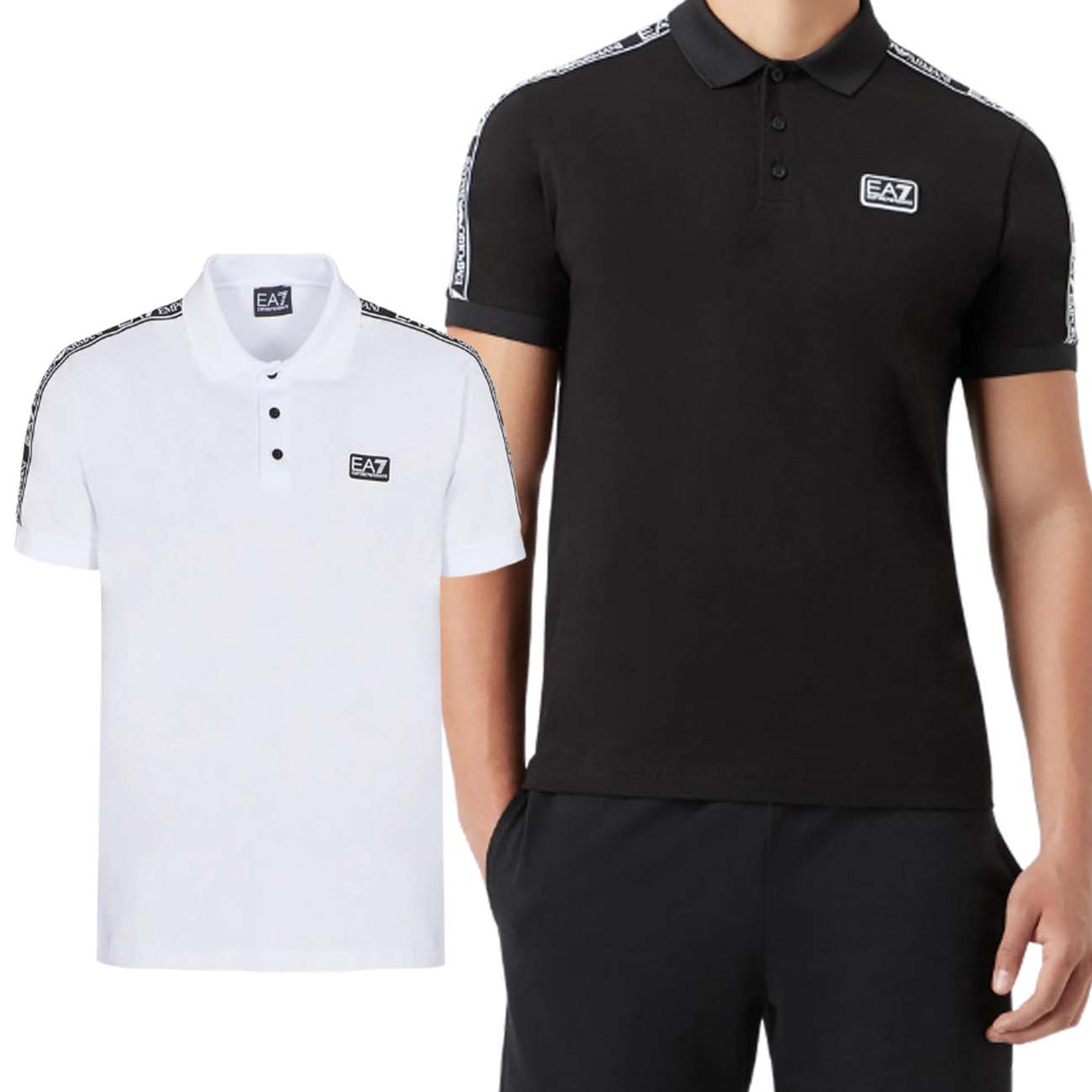 Polo Armani EA7 3LPF20PJ02Z série de logos
